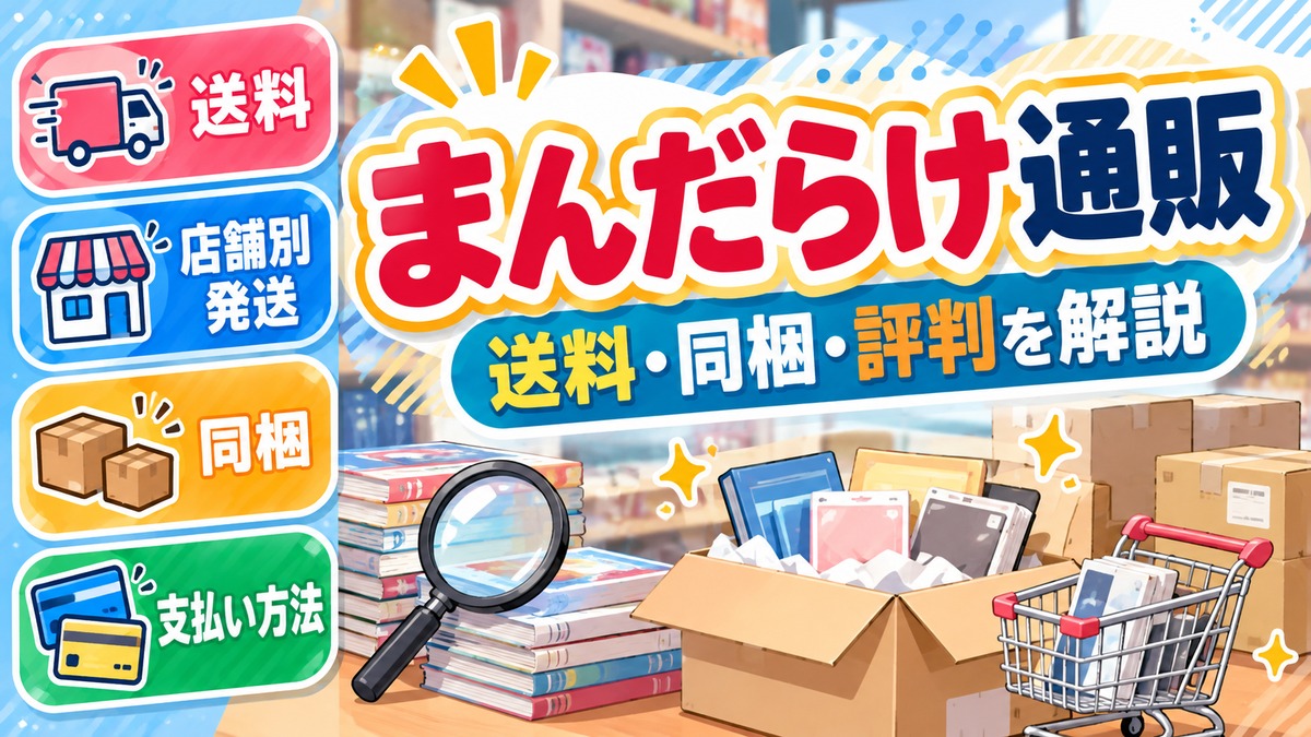 まんだらけ通販 通販ガイド（オリジナルイメージ）